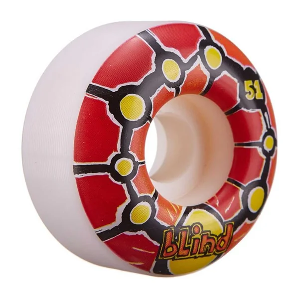Roues skate BLIND (x4) Round Space V2 Rouge Orange 51mm