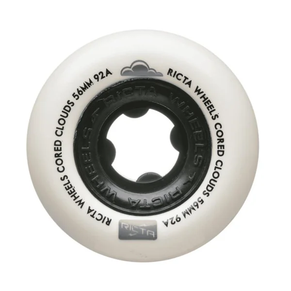Roues skate RICTA (x4) Cored Clouds Noir 91A 56mm