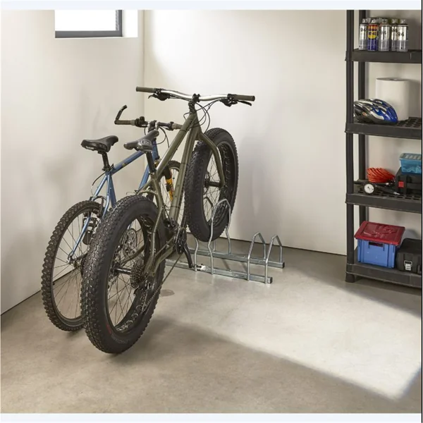 Râtelier 3 vélos sur 2 niveaux « Fat Bike »