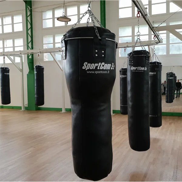 Sac de frappe uppercut boxe 120 cm Sportcom - cuir