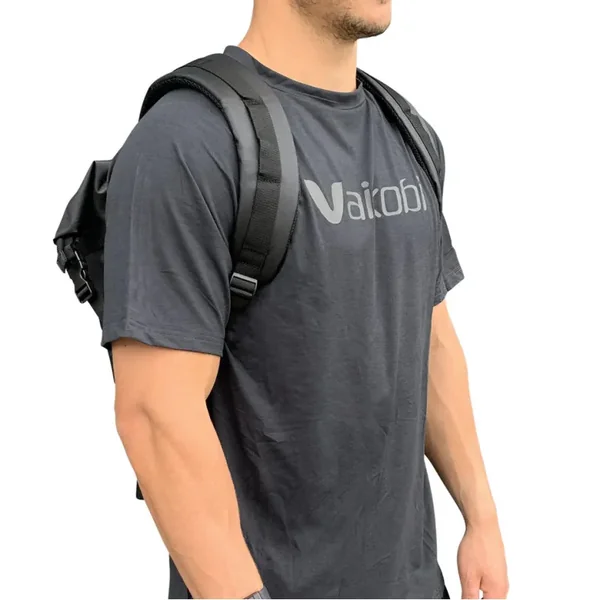 Sac duffel etanche 30l noir vaikobi