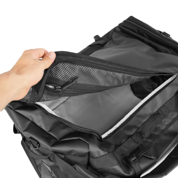 Sac duffel etanche 75l noir vaikobi