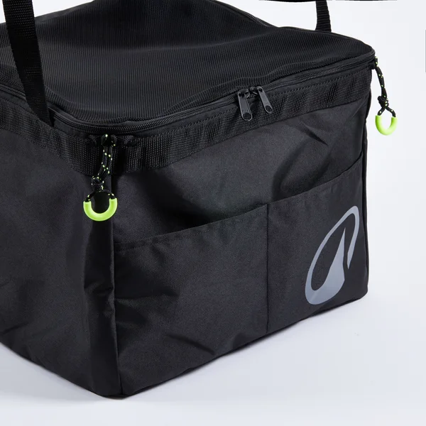 Sac pour panier de balles de tennis et padel 120 balles, noir