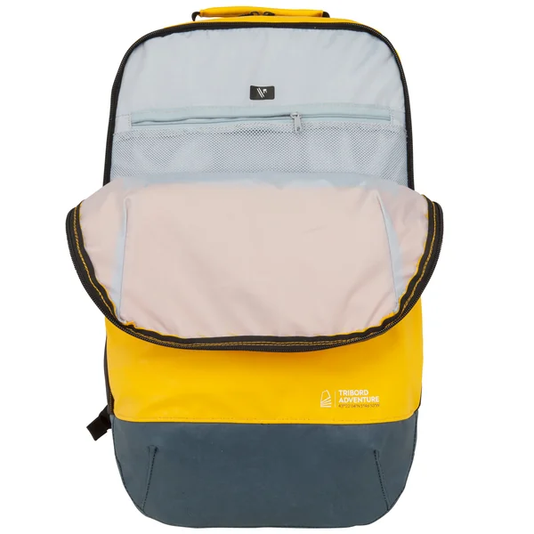 Sac à dos déperlant 25 litres Jaune