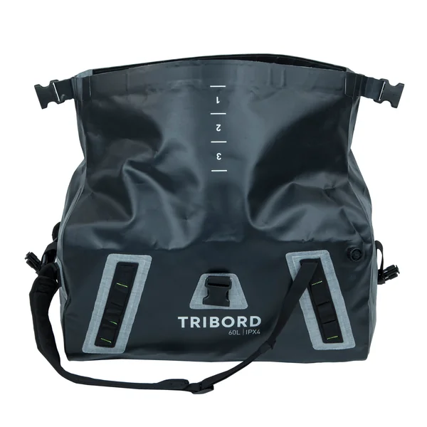 Sac étanche duffle bag - sac de voyage 60l noir
