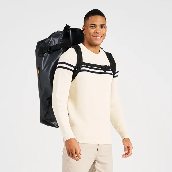 Sac étanche duffle bag - sac de voyage 80L Anthracite noir