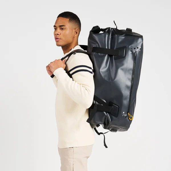 Sac étanche duffle bag - sac de voyage 80L Anthracite noir