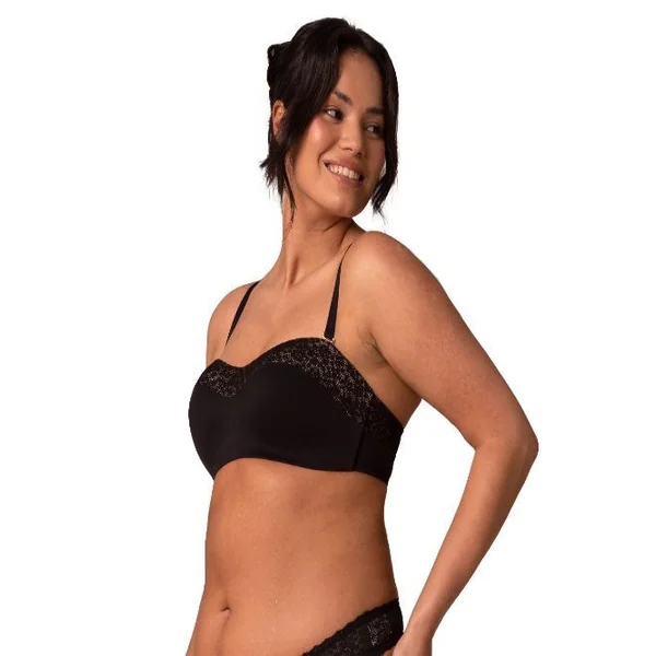 Salon Royal Joy noir soutien-gorge sans armatures en dentelle