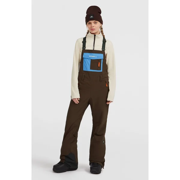 Salopette de ski FWC'Peak | Coffee Bean Colour Block