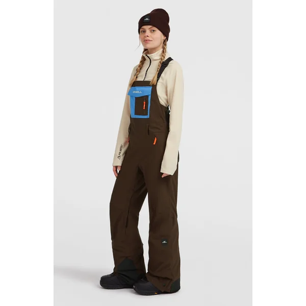 Salopette de ski FWC'Peak | Coffee Bean Colour Block