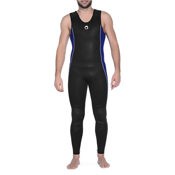 Salopette Longjohn de plongée homme néoprène 5.5mm - scd noir