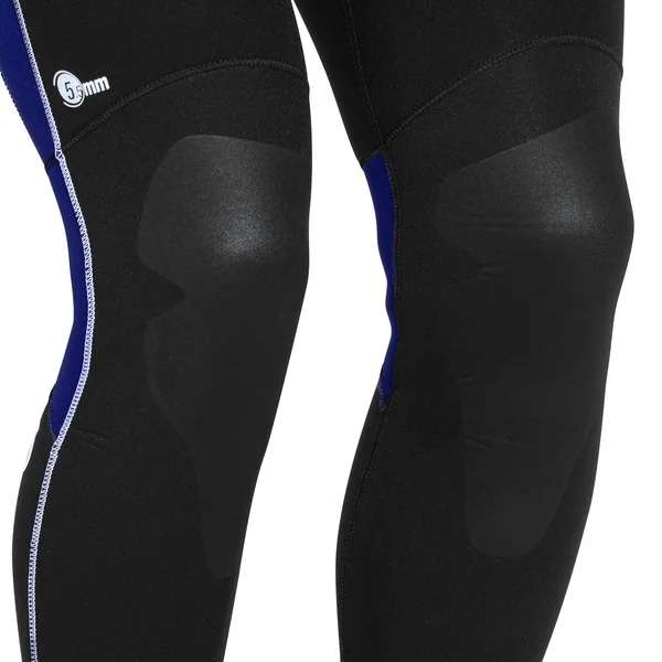 Salopette Longjohn de plongée homme néoprène 5.5mm - scd noir