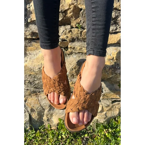 Sandales Femme En Cuir