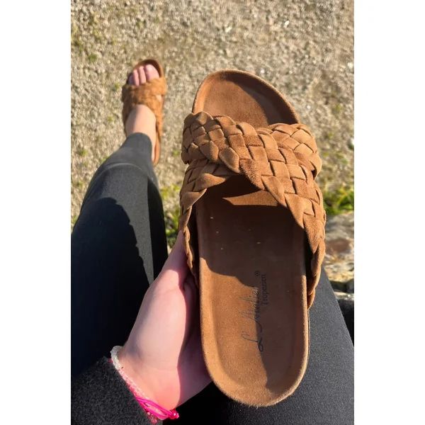 Sandales Femme En Cuir