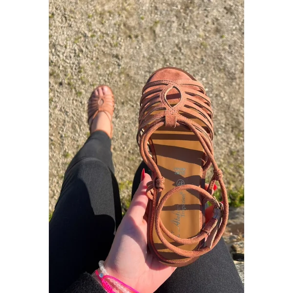 Sandales Femme En Cuir