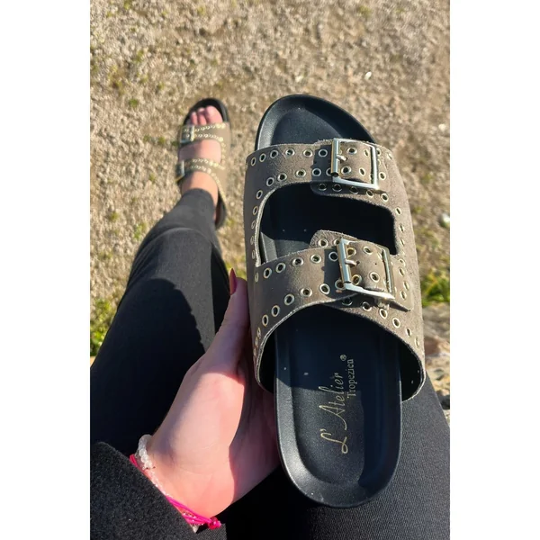 Sandales Femme En Cuir