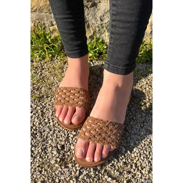Sandales Femme En Cuir