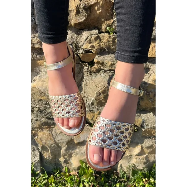 Sandales Femme En Cuir