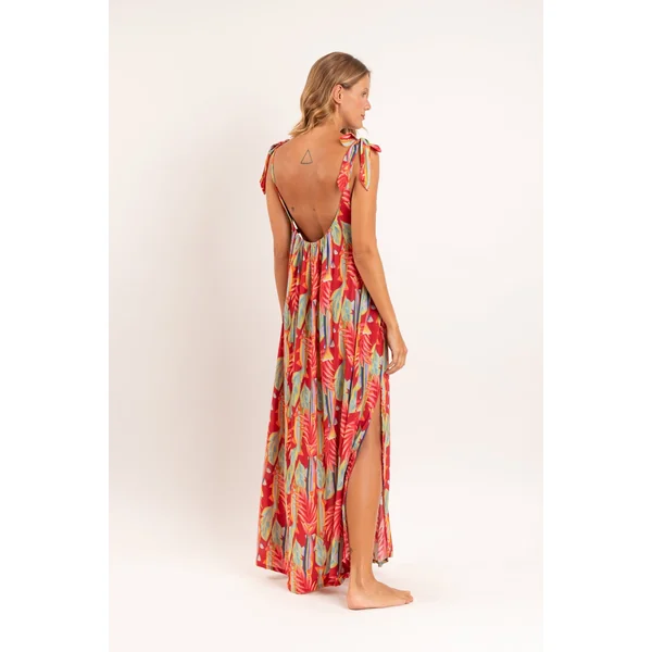 Sea-Bloom Long Dress Chiara