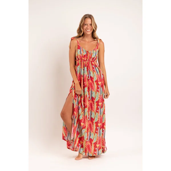 Sea-Bloom Long Dress Chiara