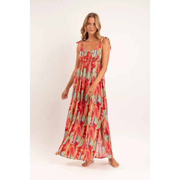 Sea-Bloom Long Dress Chiara