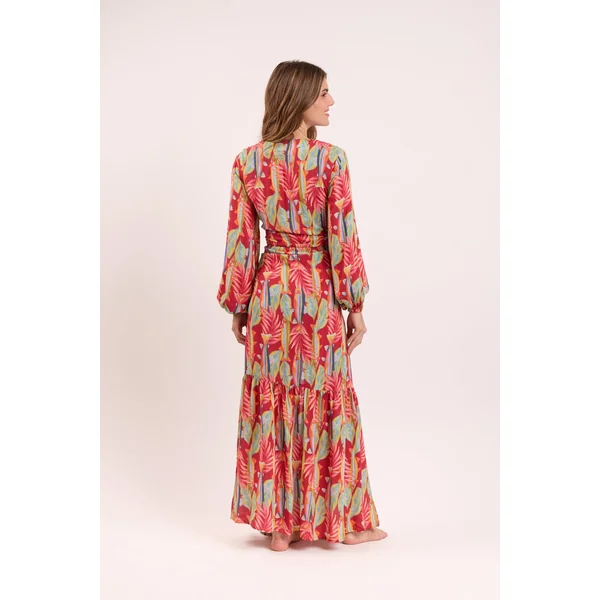 Sea-Bloom Long Dress Verona