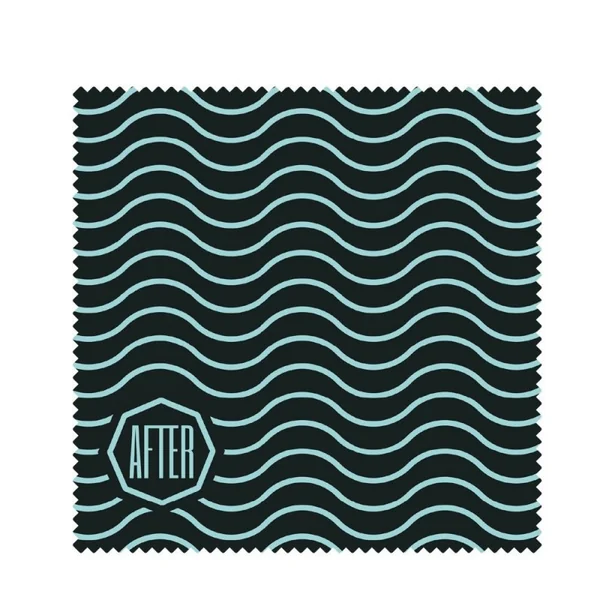 SERVIETTE AFTER WAVES BLEU/NOIR