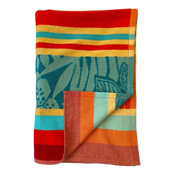 Serviette coton ciselés Zebrina