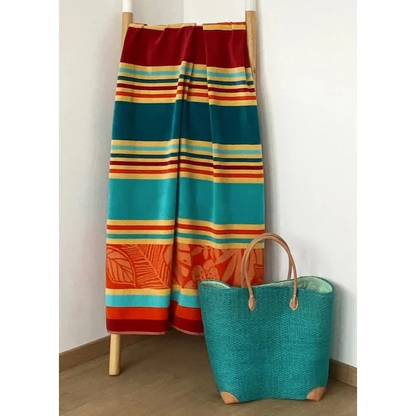 Serviette coton ciselés Zebrina