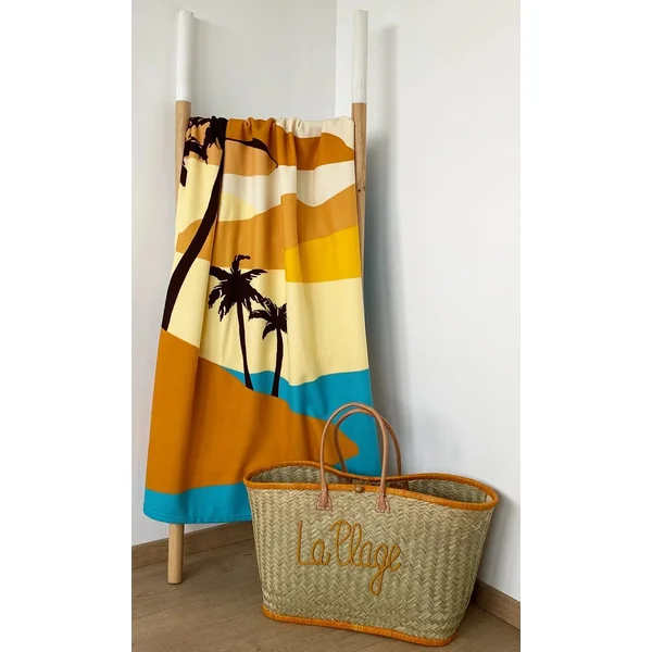 Serviette de plage microfibre Dunes