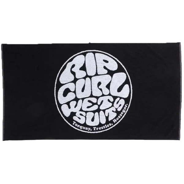 Serviette de plage rip curl logos noir