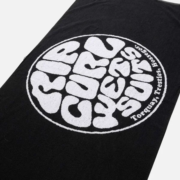 Serviette de plage rip curl logos noir