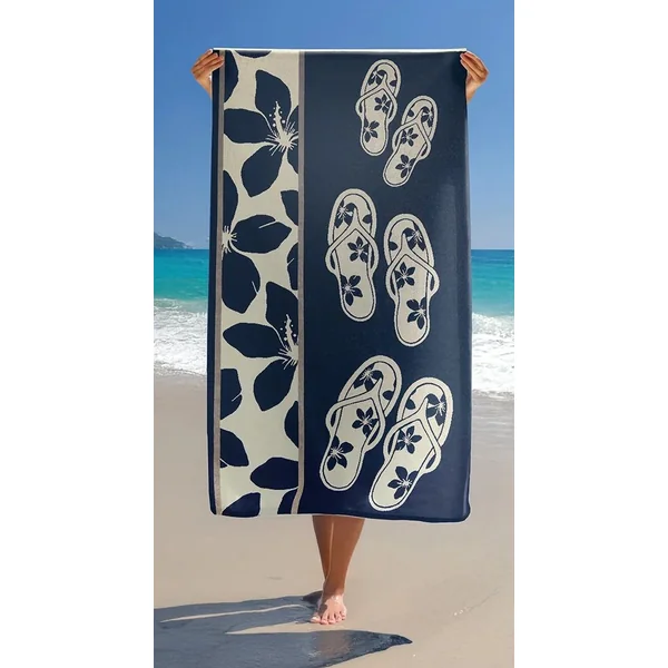 Serviette de plage Tongs Tama