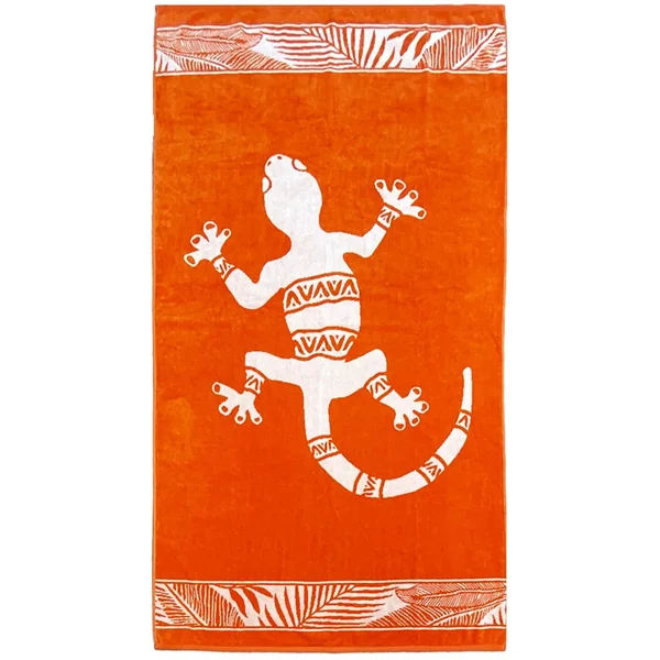Serviette gecko Nossa orange