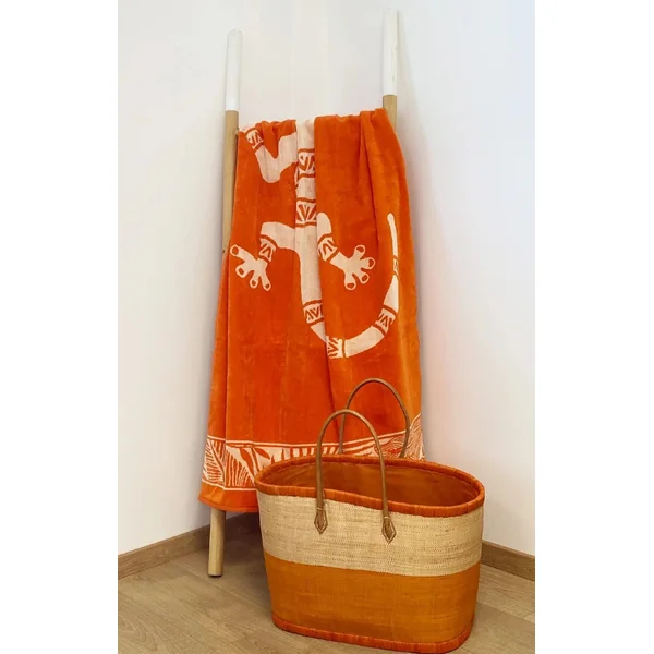 Serviette gecko Nossa orange