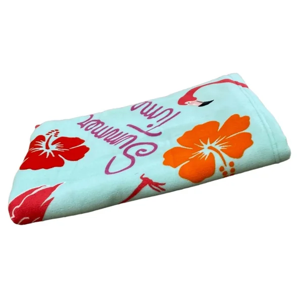 Serviette microfibre flamand rose Kamarina