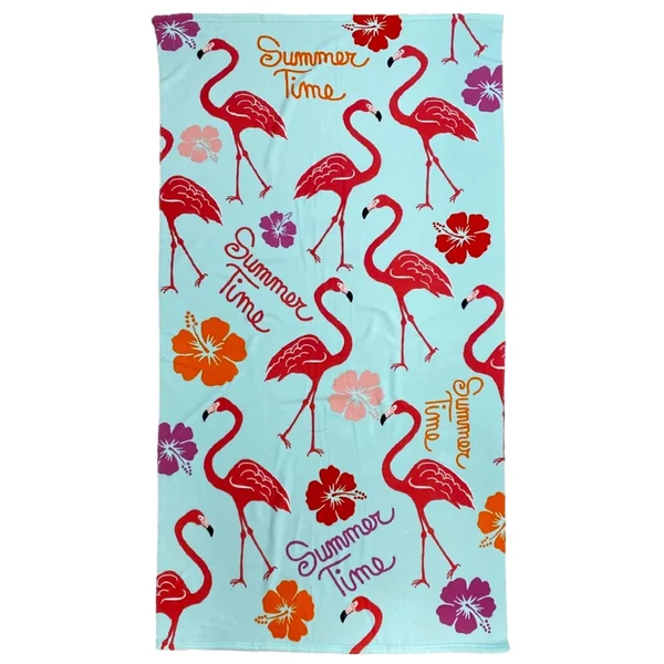 Serviette microfibre flamand rose Kamarina