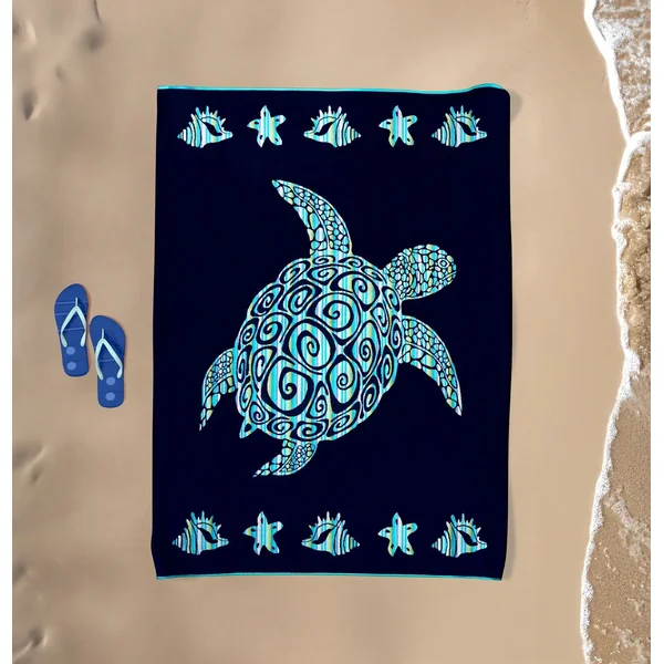 Serviette XXL tortue Calypso