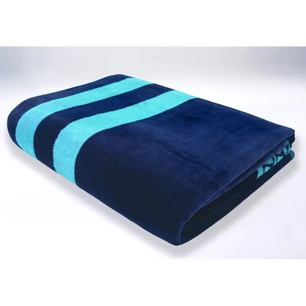 Serviette XXL tortue Paxos ciel et marine