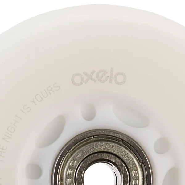Set 2 ROUES lumineuses de roller en ligne avec ROULEMENTS 76MM 82A