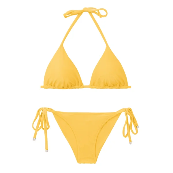Set Malibu-Yellow Tri-Inv Cheeky-Tie