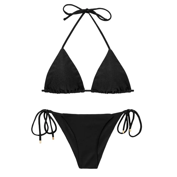 Set Shimmer-Black Tri-Inv Cheeky-Tie