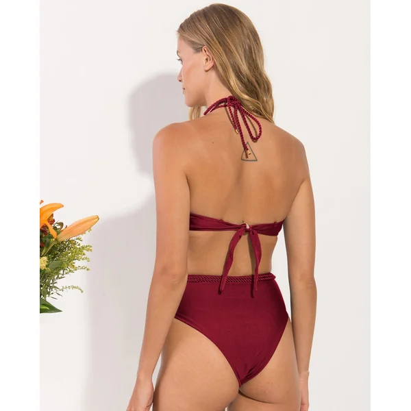 Set Shimmer-Divino Twist Belted-High-Waist