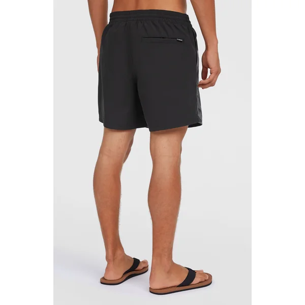 Short de bain Cali Block15'' | Black Dipped Leaves