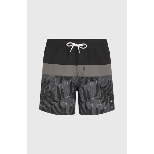 Short de bain Cali Block15'' | Black Dipped Leaves