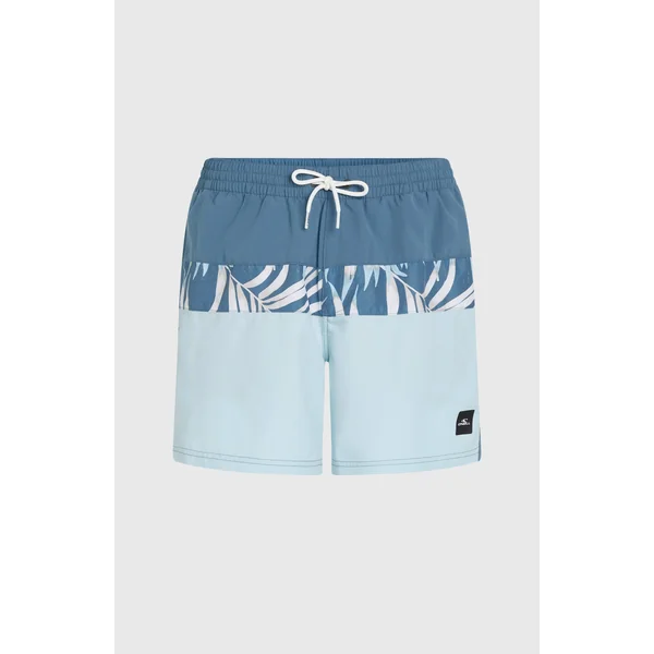 Short de bain Cali Block15'' | Blue Dipped Leaves
