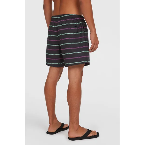 Short de bain Cali First 15'' | Black/Purple O'Neill Stripe