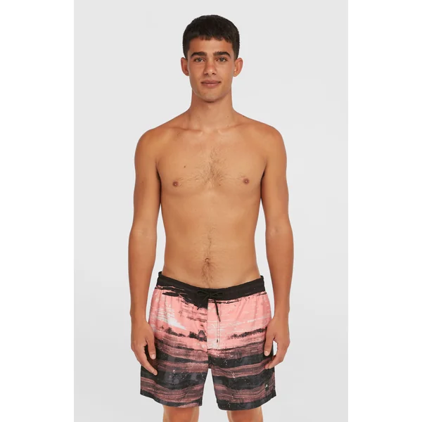 Short de bain Cali Gradient 15'' | Coral Melted Texture