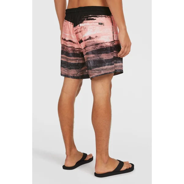 Short de bain Cali Gradient 15'' | Coral Melted Texture
