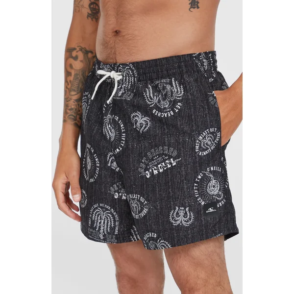 Short de bain Cali Print 15'' | Black Mystical